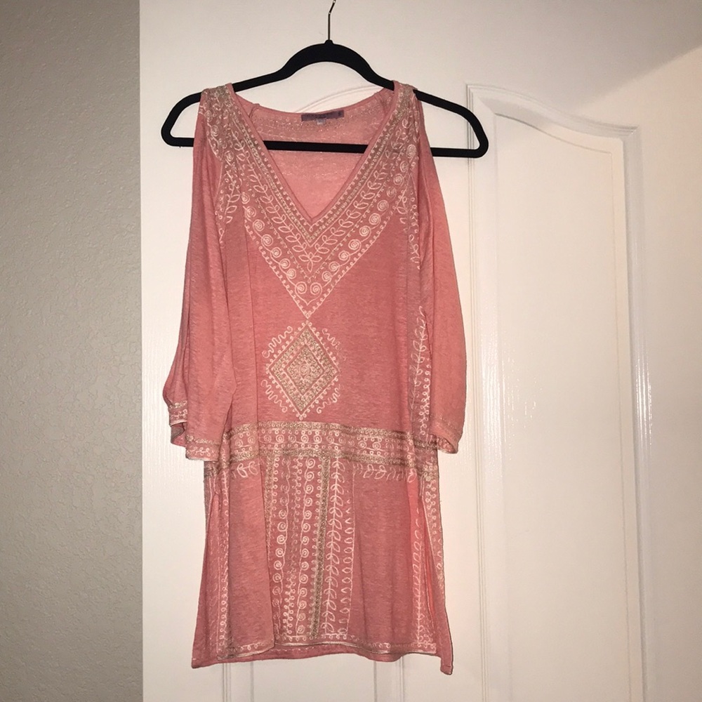 Brand new pink calypso tunic